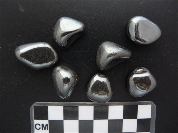 Hematite tumblestone polished small