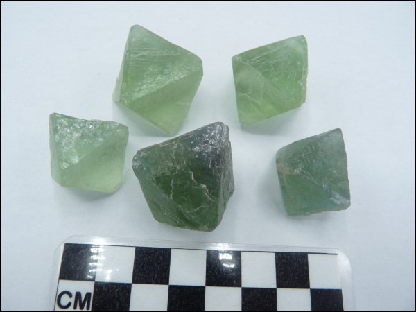 Fluoriet kristal groen 3-3,5cm groot