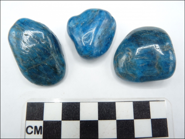Apatite blue tumblestone polished large