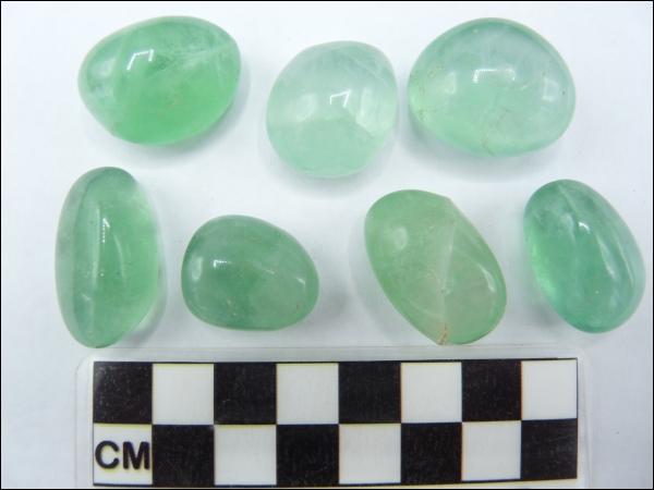 Fluorite green tumblestone polished small