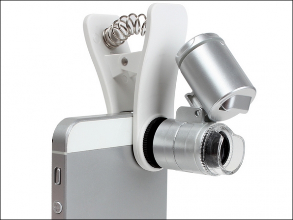 LED Mini microscope 60x Smartphone