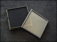 Gemstone box 50x50x20mm black