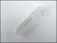 Bottle glass small 2ml 10pcs