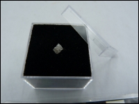 Diamant ruw 3-4mm XL wit