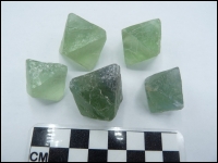 Fluoriet kristal groen 3-3,5cm groot
