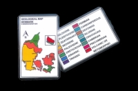 Card Geological map Denmark