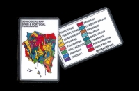 Card Geological map Spain and Portugal