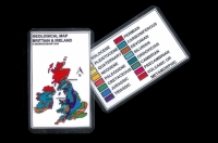 Card Geological map UK and Ireland