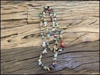 Necklace long Minerals mixed