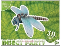 Dragonfly Wooden puzzle 3D with skin Bones&More